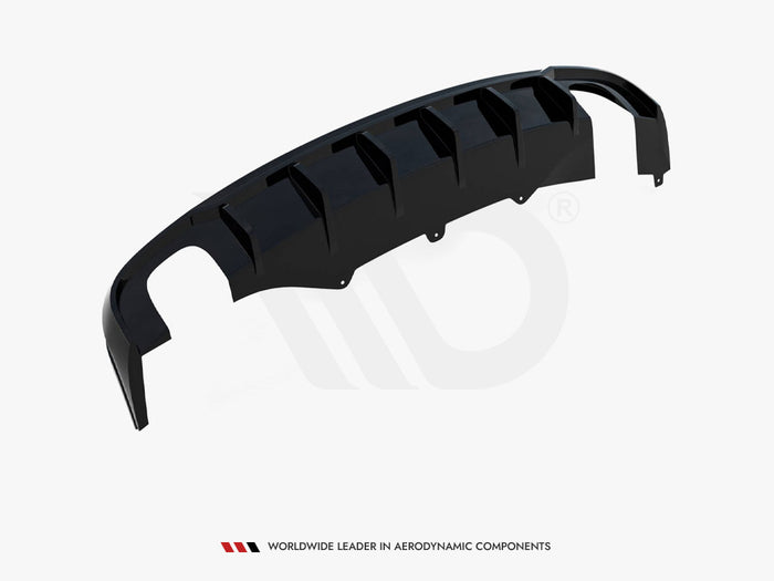 Audi A4 B8 Facelift (Version with single exhausts on both sides) Rear Valance - Maxton Design