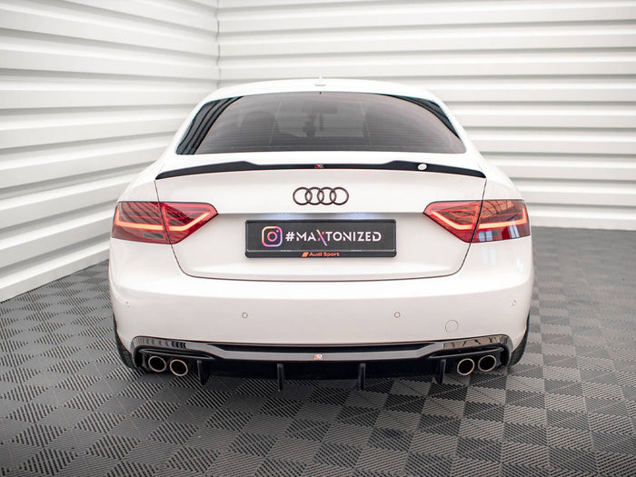 Audi A5 8T Facelift (Version with dual exhausts on both sides) Rear Valance - Maxton Design