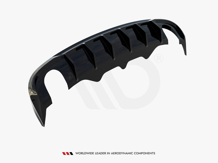 Audi A5 S-Line Sportback 8T (Version with single exhaust tips on both sides) Rear Valance - Maxton Design