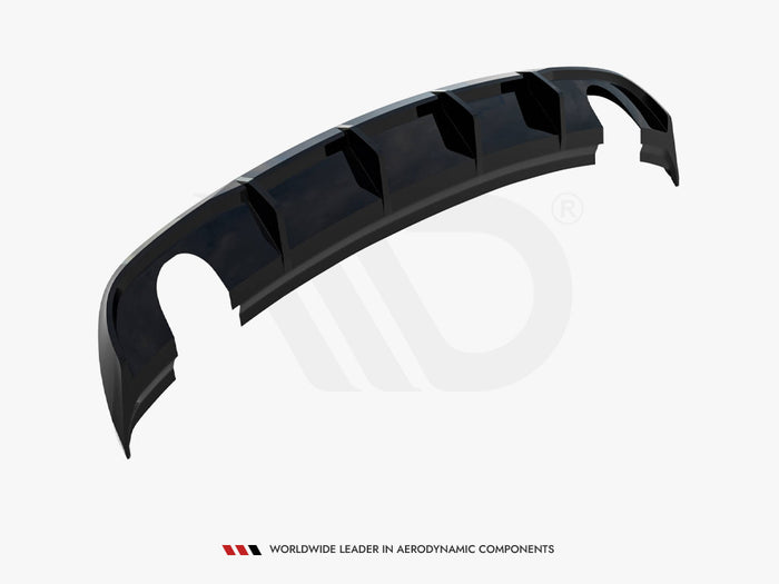 Audi A3 Sedan 8V Facelift (Version with single exhaust tips on both sides) Rear Valance - Maxton Design