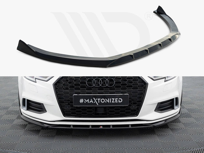 Audi A3 Sedan 8V Facelift Front Splitter - Maxton Design