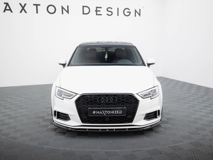 Audi A3 Sedan 8V Facelift Front Splitter - Maxton Design