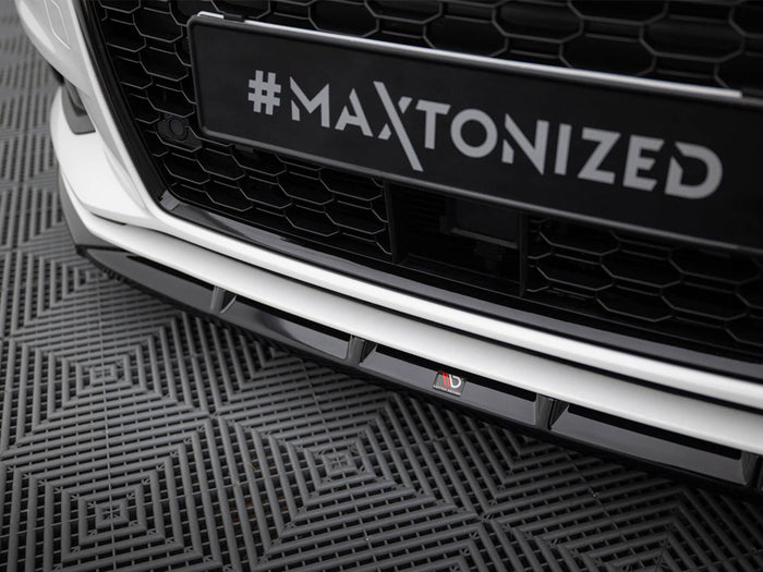 Audi A3 Sedan 8V Facelift Front Splitter - Maxton Design