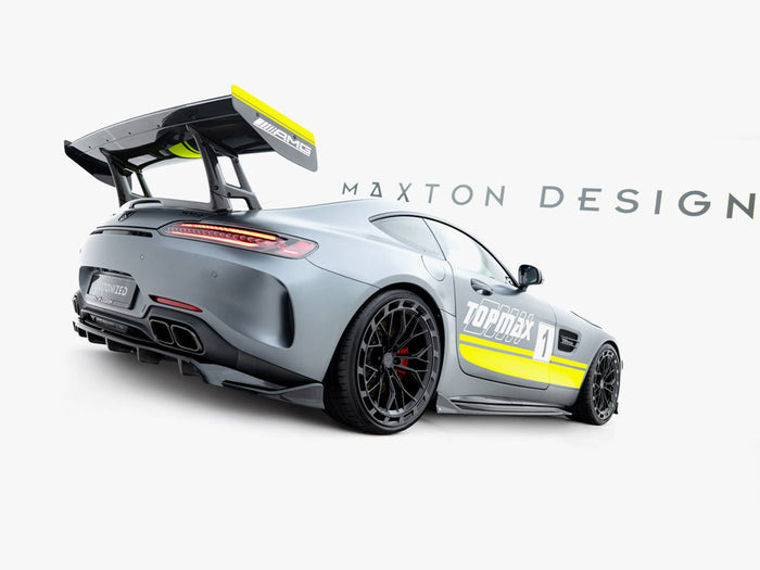 Mercedes-AMG GT C C190 Facelift Rear Splitter (Vertical Bars) - Maxton Design