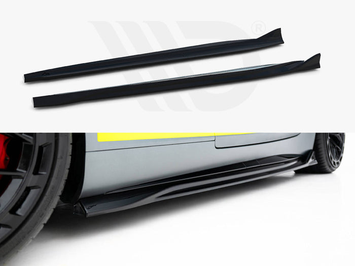 Mercedes-AMG GT C C190 Facelift Side Skirts Diffusers - Maxton Design