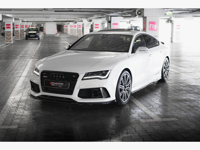 Audi RS7 C7 Front Splitter V.3 - Maxton Design