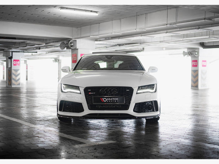 Audi RS7 C7 Front Splitter V.3 - Maxton Design