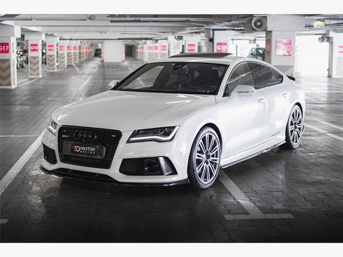 Audi RS7 C7 Front Splitter V.4 - Maxton Design