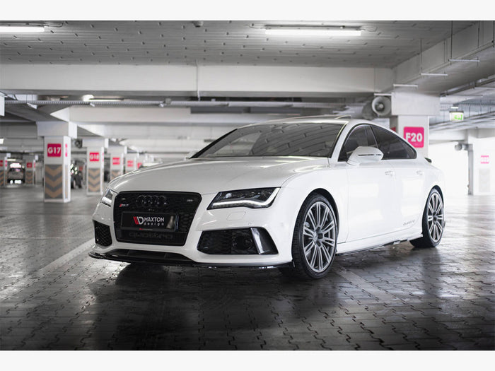 Audi RS7 C7 Front Splitter V.4 - Maxton Design