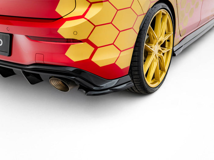 Volkswagen Golf GTI Clubsport Mk8 Facelift Rear Side Splitters V.3 - Maxton Design