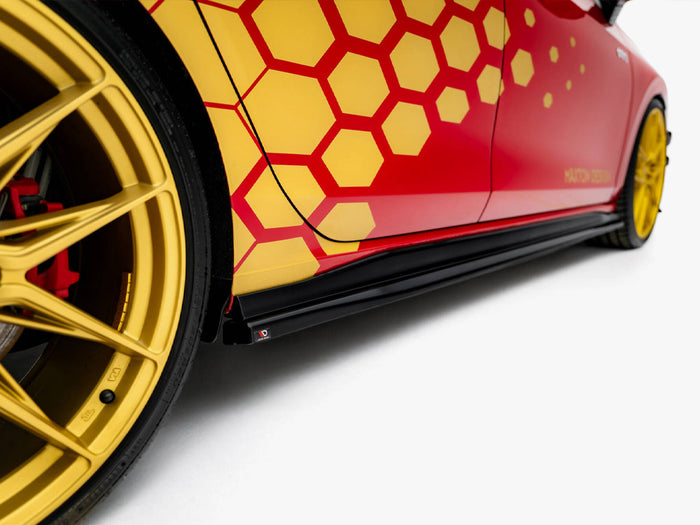 Volkswagen Golf GTI Clubsport Mk8 Facelift Side Skirts Diffusers V.2 - Maxton Design