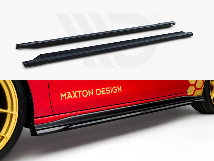 Volkswagen Golf GTI Clubsport Mk8 Facelift Side Skirts Diffusers V.1 - Maxton Design