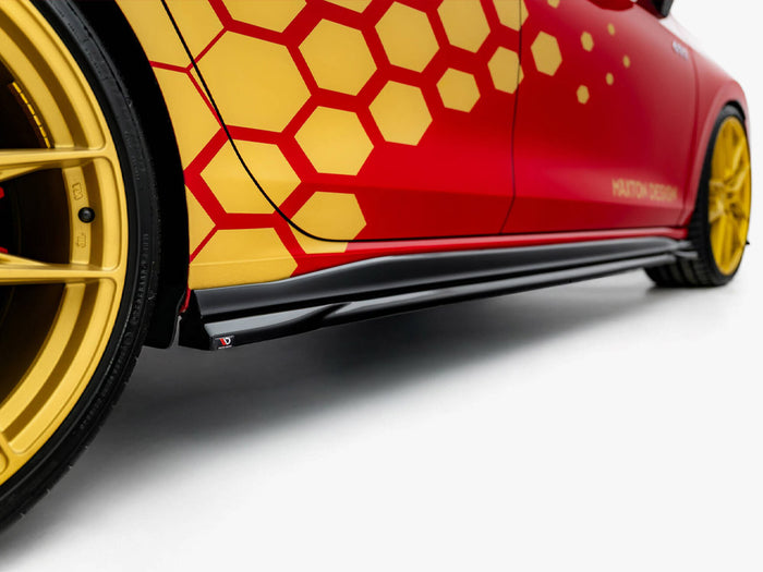 Volkswagen Golf GTI Clubsport Mk8 Facelift Side Skirts Diffusers V.1 - Maxton Design