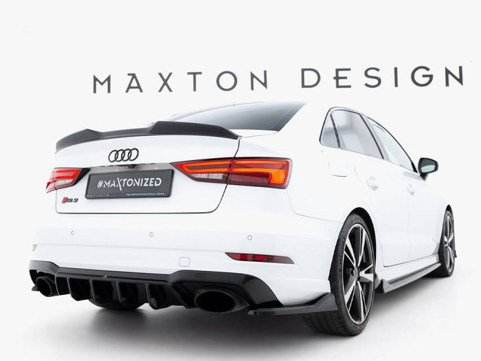 Audi RS3 Sedan 8V Facelift Rear Side Splitters V.5 - Maxton Design
