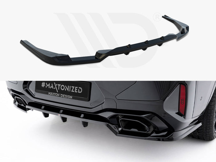 BMW X4 M-Pack G02 Facelift Rear Splitter (Vertical Bars) V.2 - Maxton Design