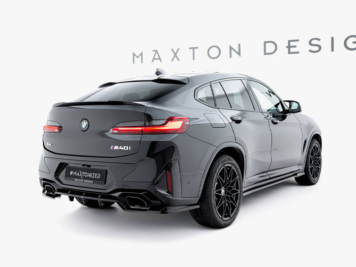 BMW X4 M-Pack G02 Facelift Rear Splitter (Vertical Bars) V.2 - Maxton Design