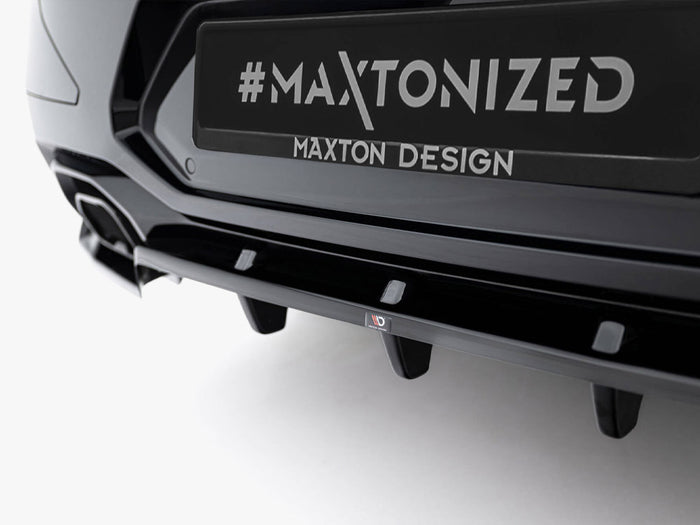 BMW X4 M-Pack G02 Facelift Rear Splitter (Vertical Bars) V.2 - Maxton Design