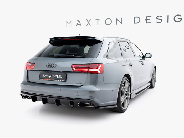 Audi S6 / A6 S-Line / A6 C7 Facelift Rear Side Splitters V.3 - Maxton Design