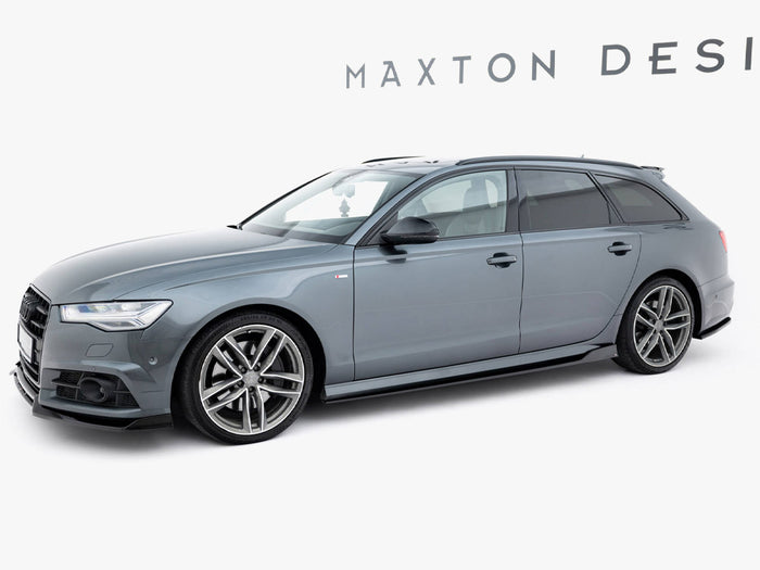 Audi A6 / A6 C7 S-Line / S6 C7 Facelift Side Skirts Diffusers V.2 - Maxton Design