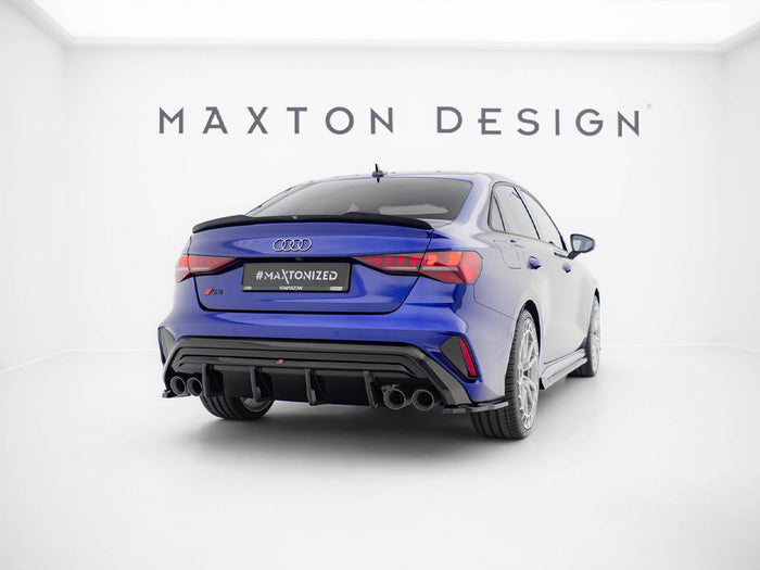 Audi S3 Sedan 8Y Facelift Rear Side Splitters V.3 - Maxton Design