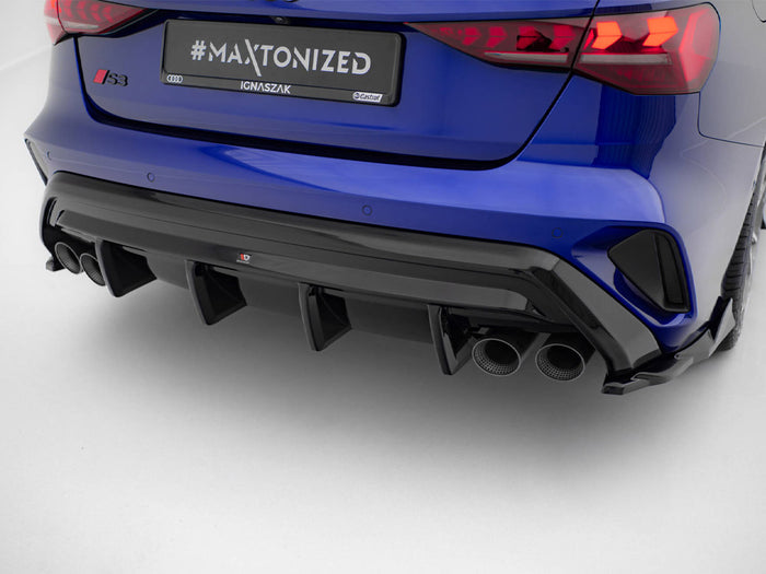 Audi S3 Sedan 8Y Facelift Rear Valance - Maxton Design