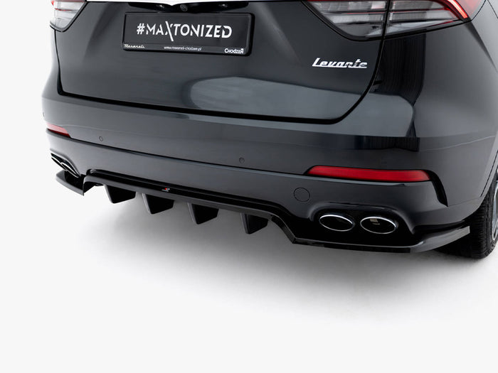 Maserati Levante GT Mk1 Facelift Rear Splitter (Vertical Bars) - Maxton Design