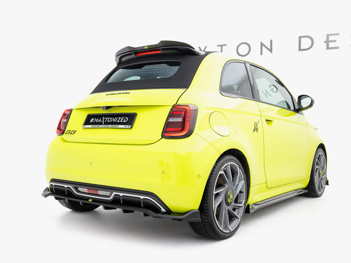 Rear Splitter (Vertical Bars) Abarth 500e - Maxton Design