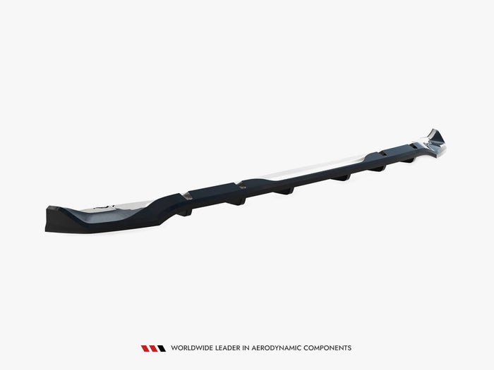 Rear Splitter (Vertical Bars) Abarth 500e - Maxton Design