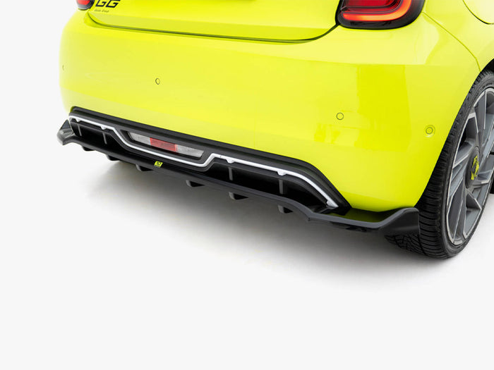 Rear Splitter (Vertical Bars) Abarth 500e - Maxton Design