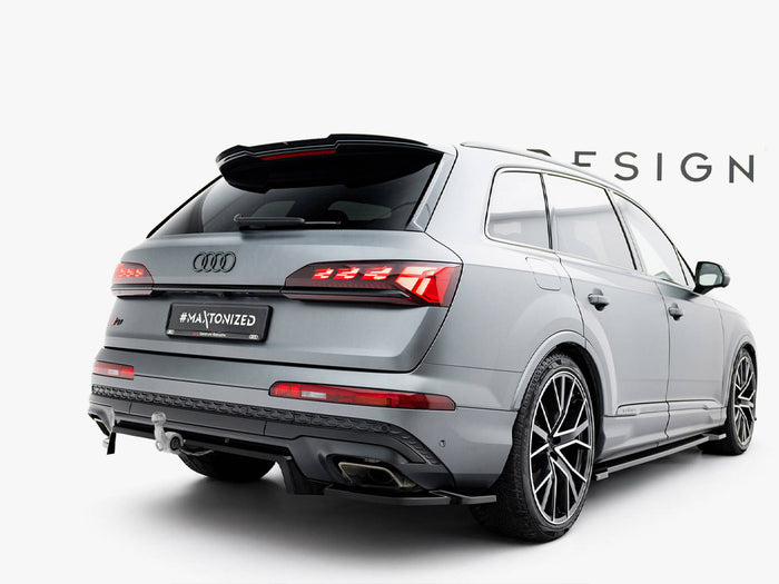 Audi Q7 S-Line Mk2 Facelift 2 Rear Splitter (Vertical Bars) - Maxton Design