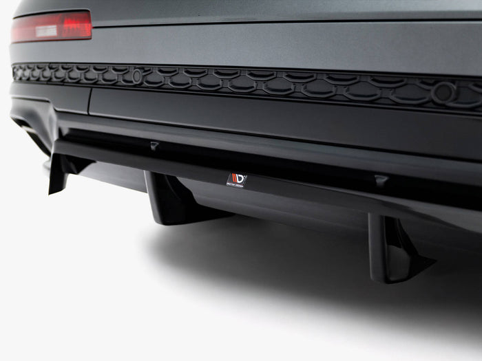 Audi Q7 S-Line Mk2 Facelift 2 Rear Splitter (Vertical Bars) - Maxton Design