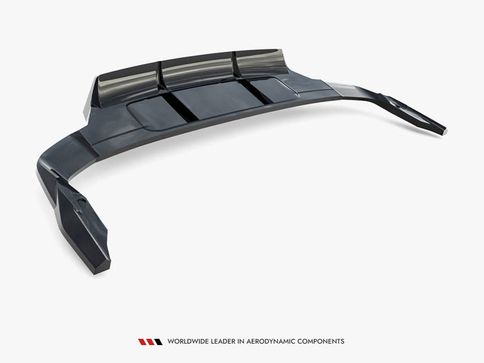 Audi Q7 S-Line Mk2 Facelift 2 Rear Splitter (Vertical Bars) - Maxton Design