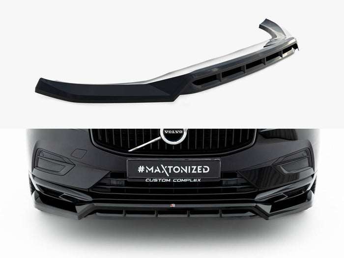 Volvo XC60 Mk2 Front Splitter - Maxton Design