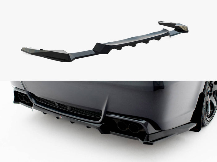 Subaru Impreza WRX STI Mk3 Facelift Rear Splitter (Vertical Bars) - Maxton Design