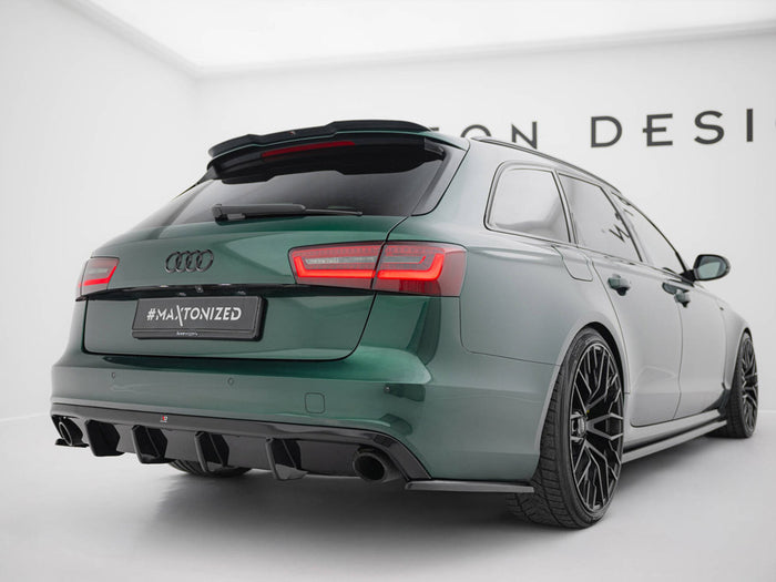 Audi A6 S-Line Avant C7 Rear Side Splitters V.3 - Maxton Design