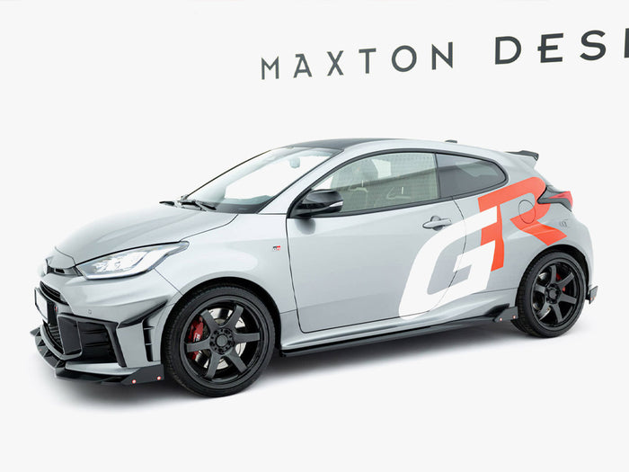 Toyota GR Yaris Mk4 Facelift Side Skirts Diffusers + Flaps - Maxton Design