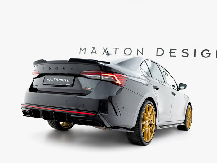 Rear Side Splitters V.7 Skoda Octavia RS Liftback / Estate Mk4 / Mk4 Facelift - Maxton Design