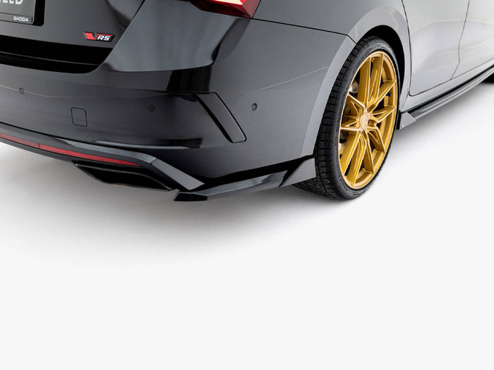 Rear Side Splitters V.6 Skoda Octavia RS Liftback / Estate Mk4 / Mk4 Facelift - Maxton Design