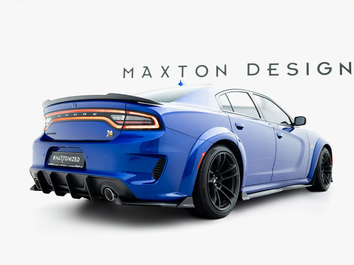 Dodge Charger RT Scat Pack Widebody Mk3 Facelift Rear Side Splitters - Maxton Design