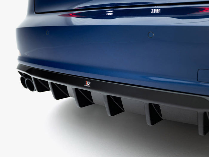 Audi A3 Sedan 8V (Version with dual exhaust tips on one side) Rear Valance - Maxton Design