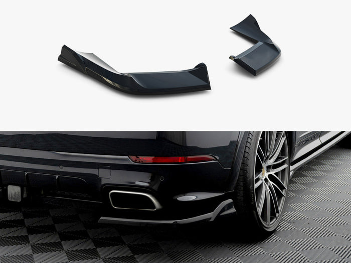 Porsche Cayenne Sport Design Mk3 Rear Side Splitters - Maxton Design