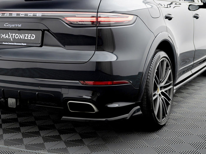 Porsche Cayenne Sport Design Mk3 Rear Side Splitters - Maxton Design
