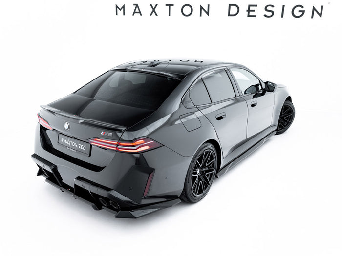 BMW M5 Sedan / Touring G90 Rear Splitter (Vertical Bars) - Maxton Design