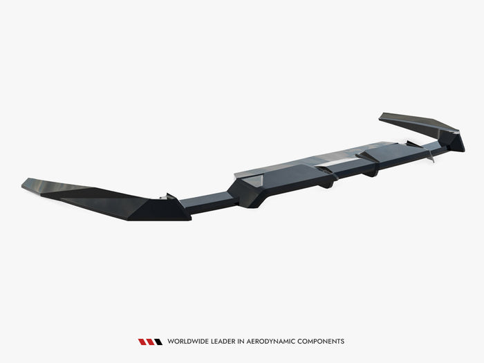 BMW M5 Sedan / Touring G90 Rear Splitter (Vertical Bars) - Maxton Design