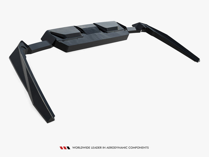 BMW M5 Sedan / Touring G90 Rear Splitter (Vertical Bars) - Maxton Design