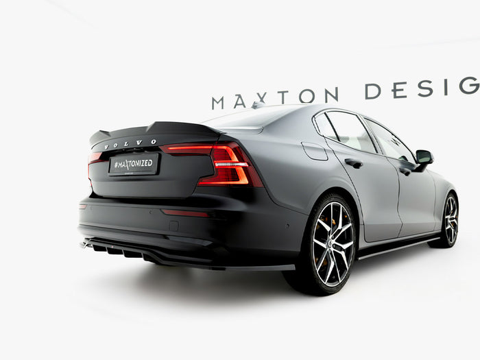 Volvo S60 / V60 R-Design Mk3 Facelift Rear Splitter (Vertical Bars) - Maxton Design