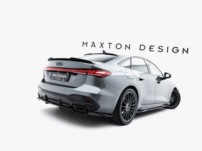 Audi A5 S-Line Sedan / Avant B10 Rear Splitter (Vertical Bars) - Maxton Design