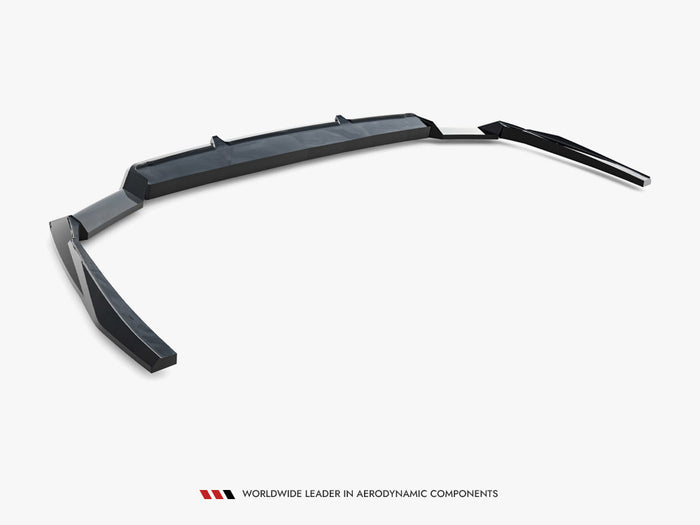 Audi A5 S-Line Sedan / Avant B10 Rear Splitter (Vertical Bars) - Maxton Design