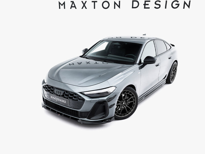 Audi A5 S-Line Sedan / Avant B10 Front Splitter V.2 - Maxton Design