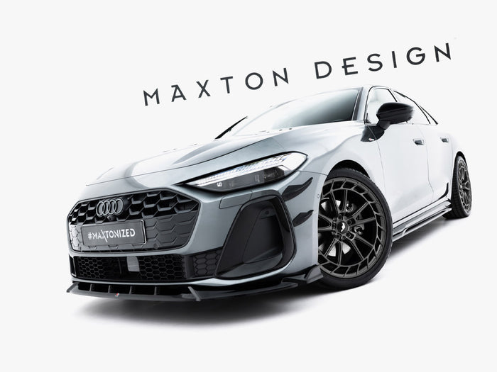 Audi A5 S-Line Sedan / Avant B10 Front Splitter V.2 - Maxton Design